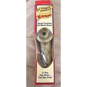 The Original American Kazoo All Metal Hand Crafted USA Classic #19 Retro Tin Toy